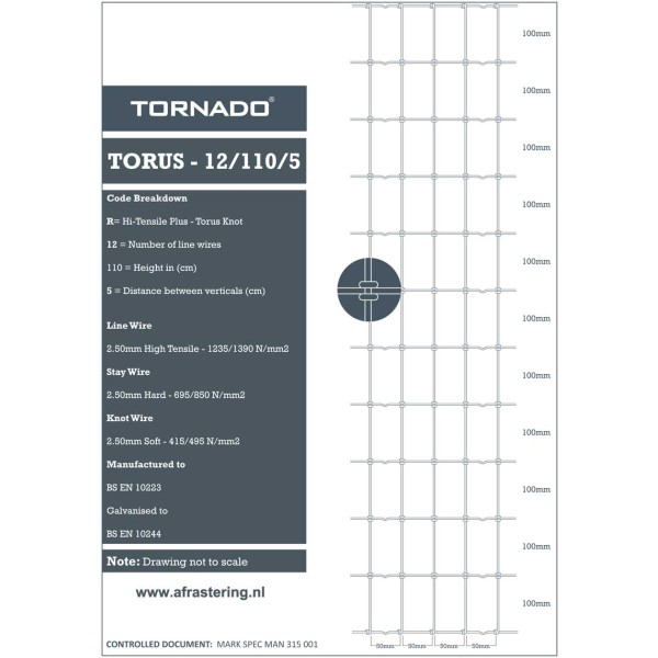 Tornado gaas R12/110/5 (50 meter)