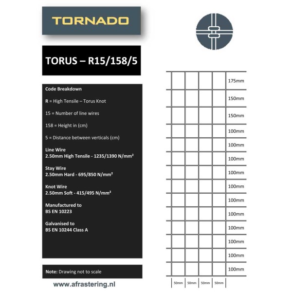 Tornado gaas R15/158/5 (50 meter)