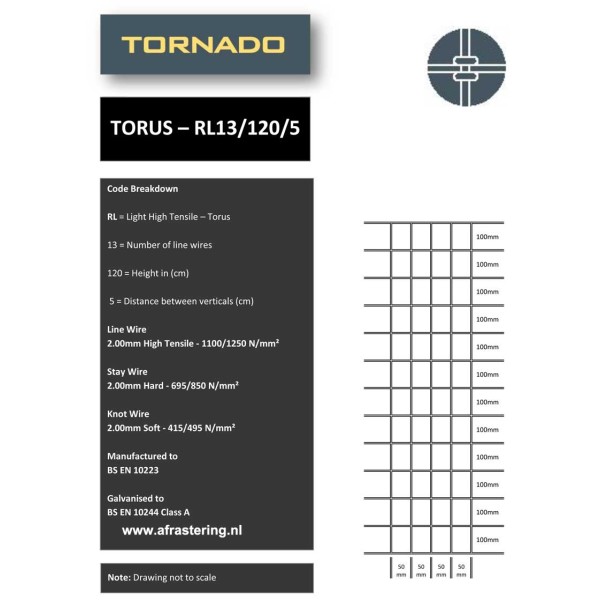 Tornado gaas RL13/120/5 (50 meter)