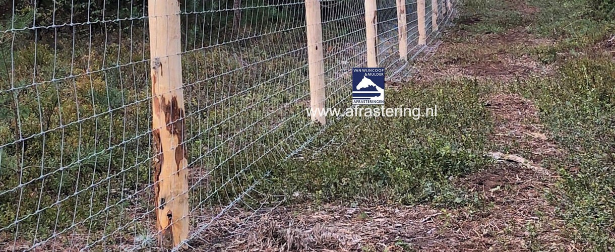 Fence for Plant areas on the Veluwe