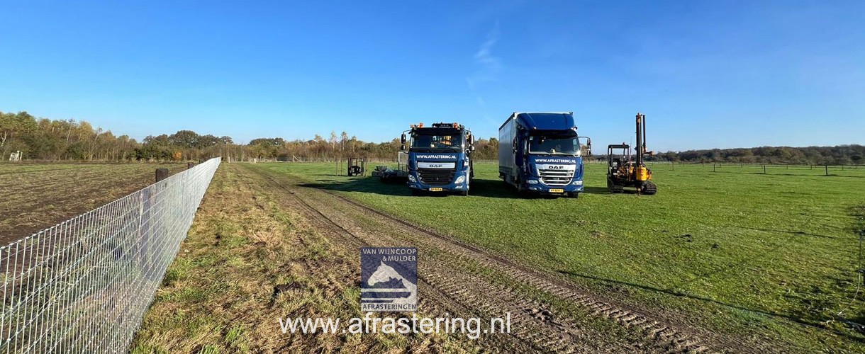 wolfwerende gaas & stroomdraden afrastering De Wildshof wolfwerende gaas & stroomdraden afrastering De Wildshof